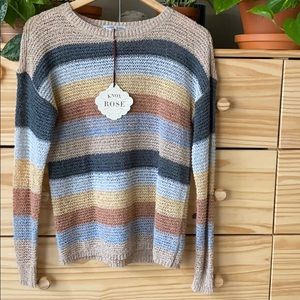 Striped Pullover Sweater